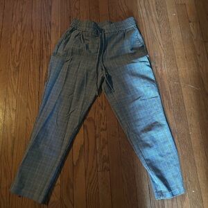Gray Checkered Pants